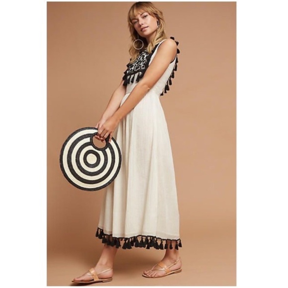 Free People Carolina K tassel Kiara Long Dress